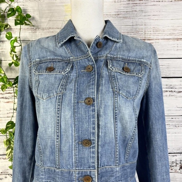 Ralph Lauren Denim Jean Jacket size Small Classic Pockets Casual Western Texan - Picture 8 of 15